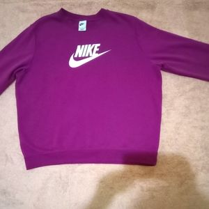 Nike Sweatshirt, Purple, XL